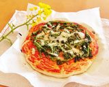 春のランチに♪菜の花ピザ作り方9写真