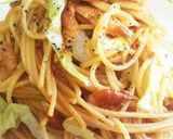 ランチに*桜海老とキャベツのパスタ*作り方4写真