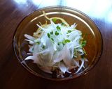 新玉の納豆サラダ♪作り方1写真