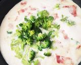 ベーコンとブロッコリーのクリームパスタ作り方4写真