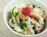 あじの干物とわかめの混ぜご飯作り方4写真