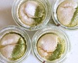 ジャーで作る抹茶の2色スフレチーズケーキ作り方11写真