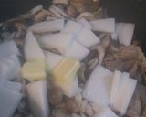 ♪長芋ときのこのバター醤油焼き♪作り方5写真