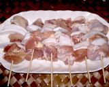 お家でやきとり！新玉ねぎで焼き鳥(^^♪作り方3写真