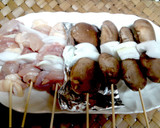お家でやきとり！新玉ねぎで焼き鳥(^^♪作り方4写真