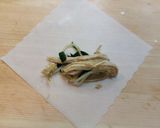 塩鶏、カット野菜を使ってカンタン春巻き作り方2写真