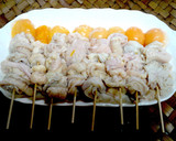 節約★絶品【鶏皮と冷凍卵の焼き鳥】^^♪作り方3写真