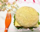 朝食に♡ハーブ香るベーコンエッグバーガー作り方7写真