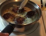 きのこソースの煮込みハンバーグ作り方4写真