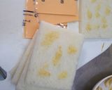 わさび菜とチェダーチーズのサンド作り方2写真