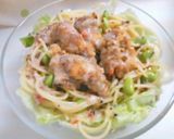 枝豆と唐揚げのサラダパスタ作り方8写真