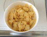マヨ卵と納豆の焼うどん作り方1写真