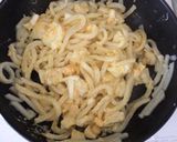 マヨ卵と納豆の焼うどん作り方3写真