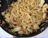 マヨ卵と納豆の焼うどん作り方4写真