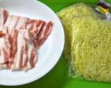 簡単◎レタスと豚バラ肉の焼きそば上手作り方1写真