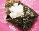✿ミニサイズ可愛いうさぎデコおにぎらず✿作り方5写真