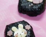 ✿ミニサイズ可愛いうさぎデコおにぎらず✿作り方6写真