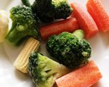 細切り高野豆腐のマヨドレ温野菜サラダ作り方2写真