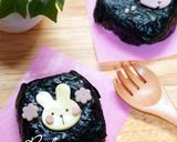 ✿ミニサイズ可愛いうさぎデコおにぎらず✿作り方9写真