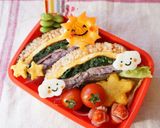 春デコ弁♪虹色おにぎらず作り方12写真