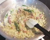 アスパラとブルーチーズのクリームリゾット作り方16写真