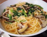 春一番！筍と菜の花の白だしパスタ作り方3写真
