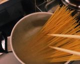 大葉とトマトの冷やしパスタ作り方2写真