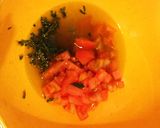 大葉とトマトの冷やしパスタ作り方5写真