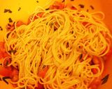 大葉とトマトの冷やしパスタ作り方7写真
