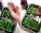菜の花。蛸とシラス・若布の芥子酢味噌和え作り方8写真