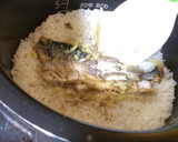 昆布茶で炊く塩鯖の簡単炊き込みご飯作り方4写真