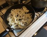 簡単クリームパスタ作り方1写真