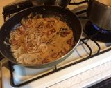 簡単クリームパスタ作り方5写真