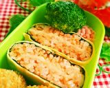 お弁当にも♪チーズオムライス風おにぎらず作り方4写真