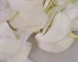 ☆菜の花の雑炊 梅風味鶏そぼろのせ☆作り方1写真