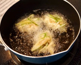 ネギの青いところで。鶏胸肉のかき揚げ作り方3写真