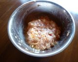 新玉たっぷり！和風チキンハンバーグ♪作り方1写真