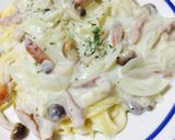 濃厚♪クリームパスタ作り方7写真