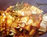 無塩料理☆オクラエリンギの茄子ロール煮込作り方6写真