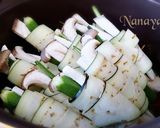 無塩料理☆オクラエリンギの茄子ロール煮込作り方5写真