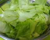 レタスで野菜いため！作り方1写真