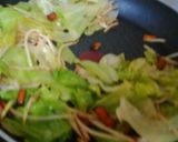 レタスで野菜いため！作り方2写真