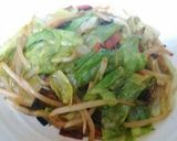 レタスで野菜いため！作り方4写真