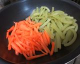 簡単☆ご飯のおともにふきと人参のきんぴら作り方2写真