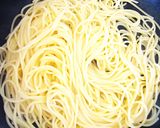 簡単☆定番納豆梅パスタ作り方3写真