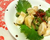 鶏ささみとオクラの☆簡単酢味噌和え♪♪作り方5写真