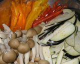 焼肉のタレで☆牛肉となすのパスタ作り方1写真