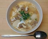 韓国餅/豚肉のトックスープ作り方7写真