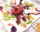 四角☆フライパンお皿お好み焼きタコ残り作り方7写真