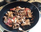 お手軽！ベーコンと舞茸のパスタ作り方3写真